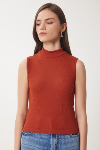 Top - Vermelho-tijolo