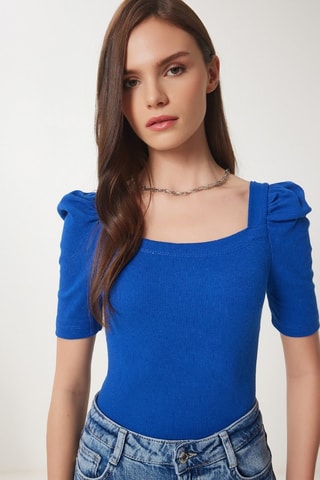Top - Azul-real