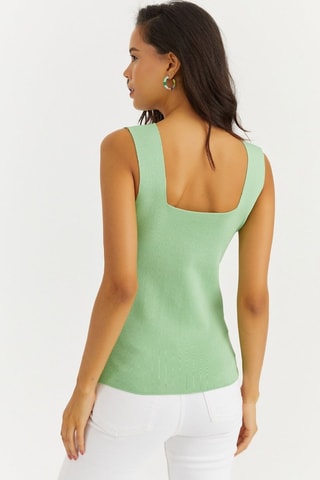 Top - Verde-claro