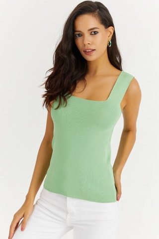 Top - Verde-claro