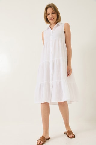 Abito a camicia - Bianco