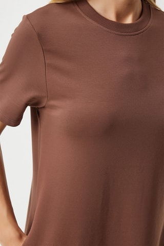 Abito a trapezio - Marrone