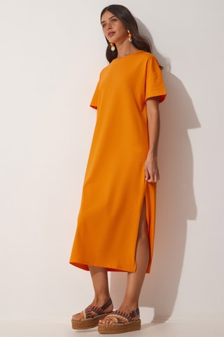 Vestido t-shirt - Laranja