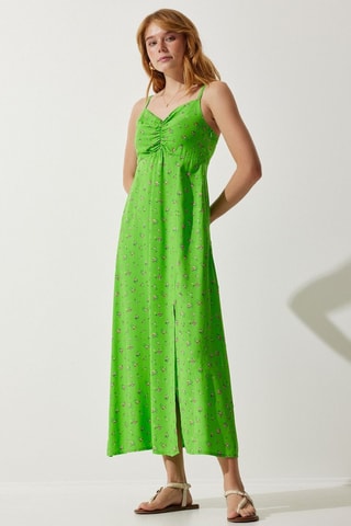 Robe longue - Pistache