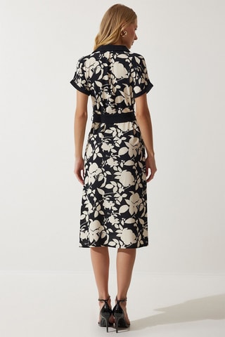 Vestido-camisa - Preto