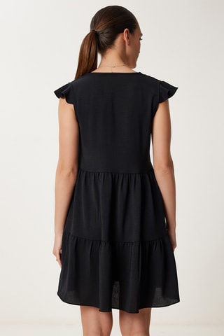 Abito a trapezio - Nero