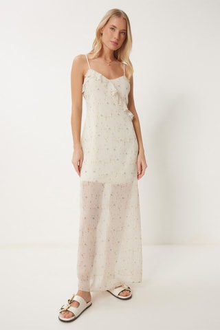 Vestido comprido - Cru