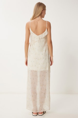 Vestido comprido - Cru