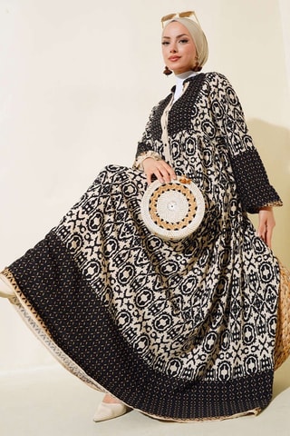 Vestido comprido - Preto