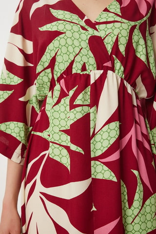 Vestido comprido - Bordô