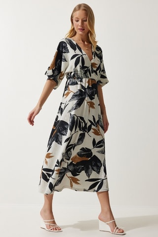 Robe midi - Ecru