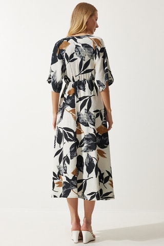 Robe midi - Ecru