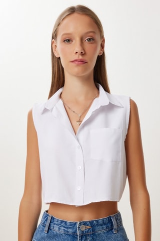 Camicia corta - Bianco