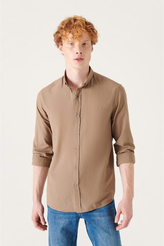 Camisa slim - Toupeira