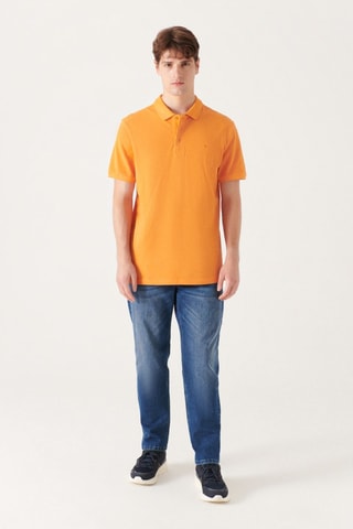 Polo regular - Laranja