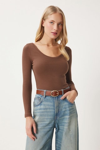 T-shirt - Castanho