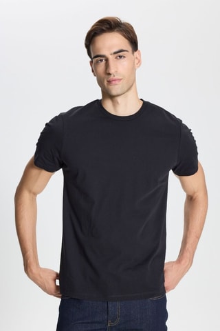 T-shirt slim - Preto