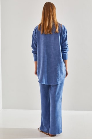 Camicia e pantaloni regular - Indaco