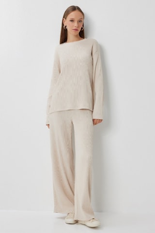 Maglia e pantaloni - Beige
