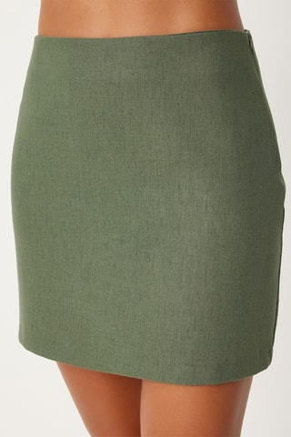 Minigonna - Verde scuro