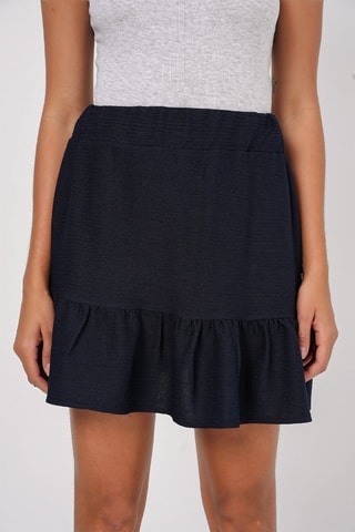 Gonna con volant - Navy