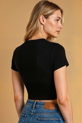 Crop top - Preto
