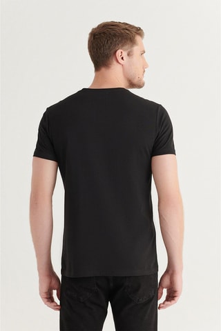 T-shirt regular - Preto