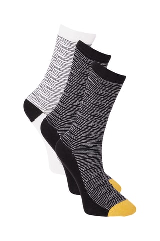 3 pares de meias - Branco