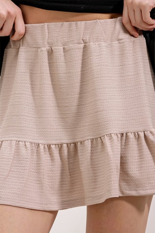 Gonna a campana - Beige