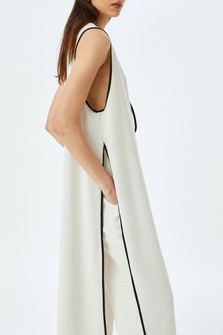 Gilet lungo - Ecrù