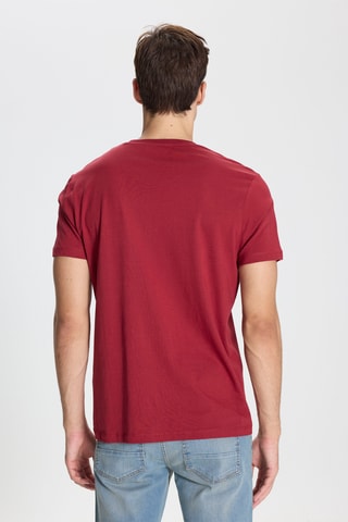 T-shirt slim - Bordô