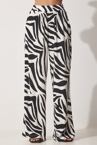 Camicia e pantaloni a vita alta - Nero e bianco