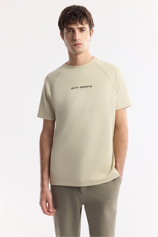 T-shirt oversize - Bege