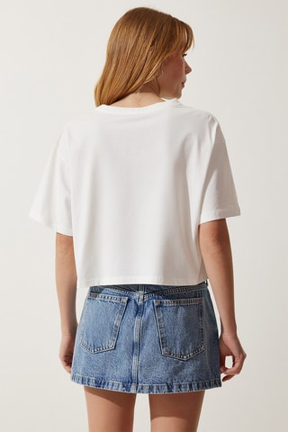 T-shirt cropped - Cru