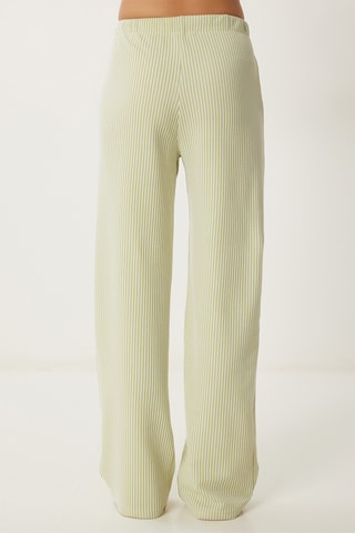 Calças wide legs - Verde