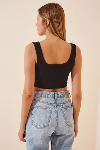 2 crop top - Nero e bianco