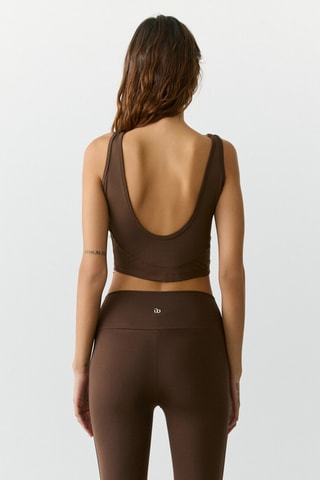 Crop top - Marrone