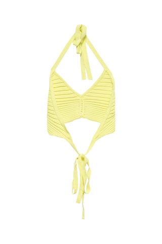Crop top - Verde-fluorescente