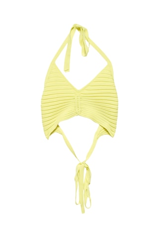 Crop top - Verde-fluorescente