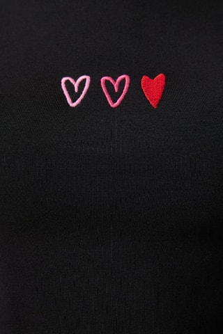 T-shirt cropped - Nero