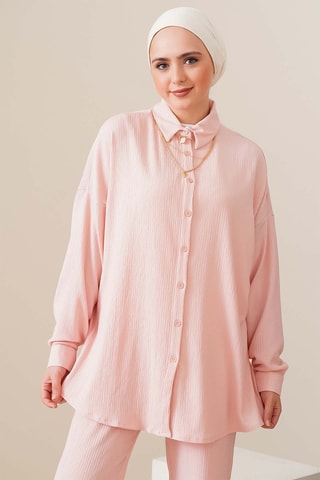 Camicia e pantaloni - Rosa cipria