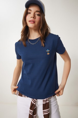 T-shirt - Azul-marinho