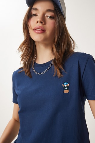 T-shirt - Azul-marinho