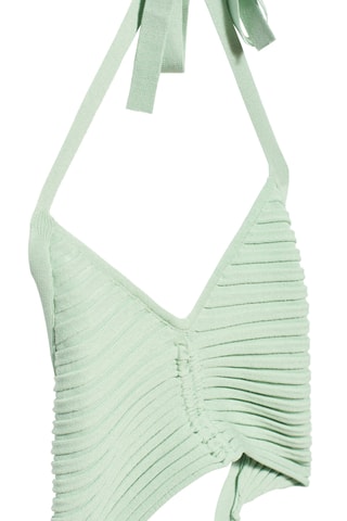 Crop top - Verde-água