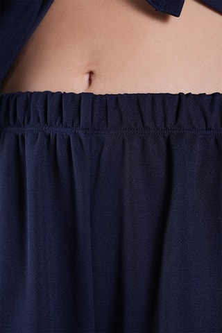 Giacca a portafoglio e pantaloni a vita alta - Navy