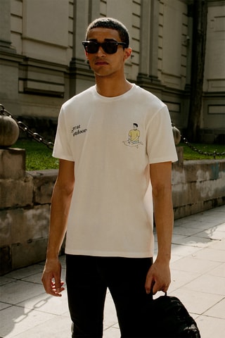T-shirt relaxed - Cru
