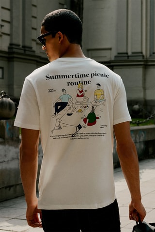 T-shirt relaxed - Cru