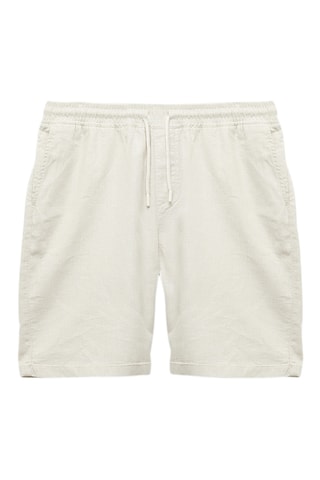 Bermudas em linho - Cru