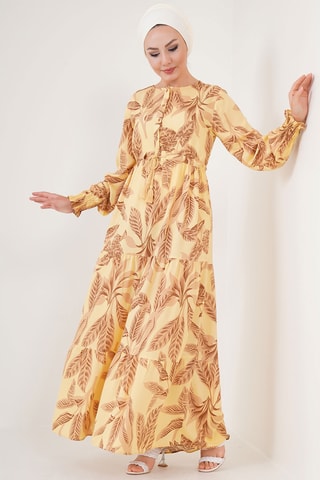 Robe longue - Jaune