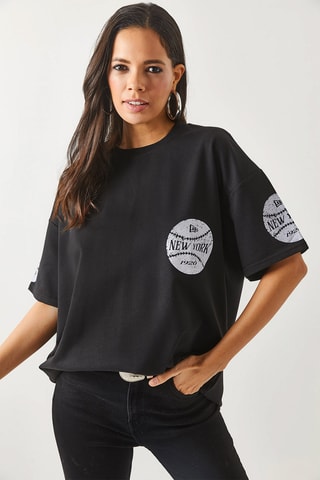T-shirt oversize - Nero